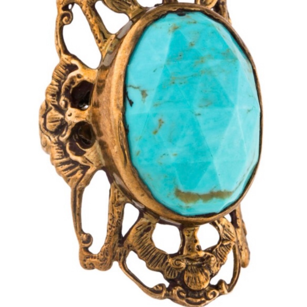STEPHEN DWECK TURQUOISE COCKTAIL RING